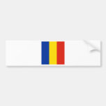 Romania High quality Flag Bumper Sticker