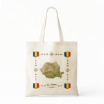Romania Map + Flags Bag