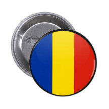 Romania quality Flag Circle Pins