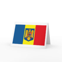 Romania w COA Greeting Card