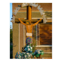 Romania, Wayside shrine made from painted metal Post Cards