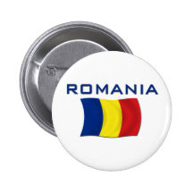 Romanian Flag (BLUE) Pin