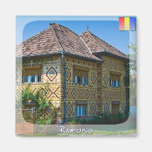 Romanian House Refrigerator Magnet