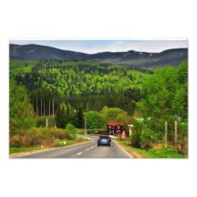 Romanian landscape photo print