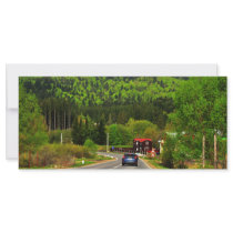 Romanian landscape full colour rack card