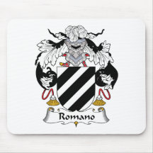Romano Family Crest Mouse Pad