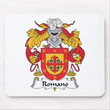 Romano Family Crest Mouse Pads