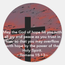 Romans 15:13 stickers
