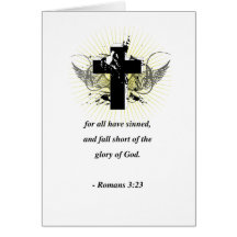 ROMANS  3:23 GREETING CARD