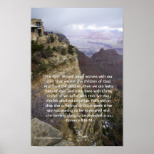 Romans 8:16-18 Poster