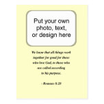 ROMANS 8:28 POSTCARD