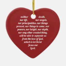 Romans 8:38,39 Ornament