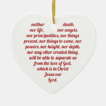 Romans 8:38,39 Ornament