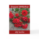 Romantic birthday card