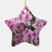 Romantic Blissful Blossoms Christmas Tree Ornaments
