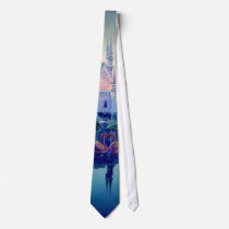 ROMANTIC CASTLE & SWAN by SHARON SHARPE Ties