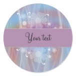 Romantic flower design stickers