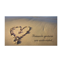 Romantic Gestures Are Underrated Canvas Print