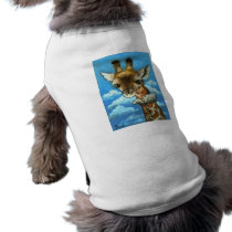 Romantic giraffe pet clothes