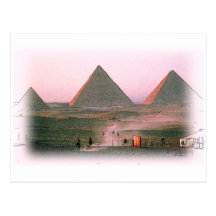 Romantic Giza Postcard