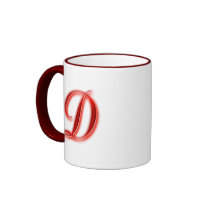 Romantic Glow Monogram Mugs
