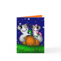 Romantic Halloween Note Card