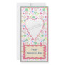 Romantic heart design personalized photo card