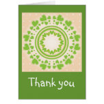 Romantic Heart Design - "Thank you" Greeting Card
