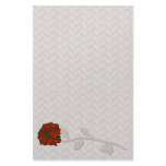 Romantic Lace and Rose Stationary