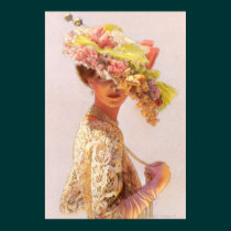Romantic Lady Victorian Decor Poster posters