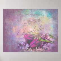 Romantic Lilac Fleurs Poster