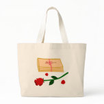 Romantic Love Letters Canvas Bag