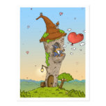 romantic love spell postcard