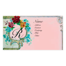 ROMANTIC MONOGRAM 3 BUSINESS CARDS