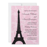 Romantic Paris Wedding Invitation