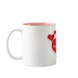 Romantic Personalzed Valentine Heart Mugs