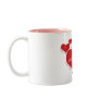 Romantic Personalzed Valentine Heart Mugs