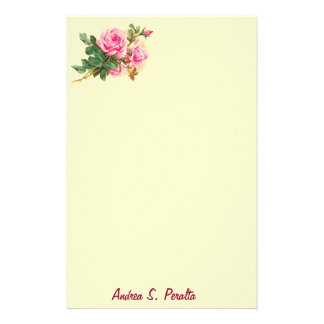 Romantic Stationery Templates, Romantic Custom Stationery Templates