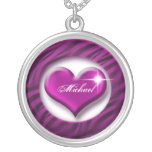 Romantic purple heart love valentine gift