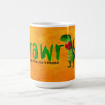 Romantic RAWR T-rex Dinosaur Mugs