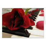 Romantic Red Rose Love Greeting Card