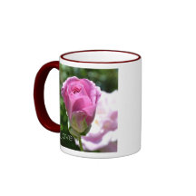 Romantic Rose Bud Love Coffee Cup Mug
