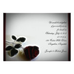 Romantic Rose Floral Invitation