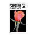 Romantic Rosebud Wedding Postage postage