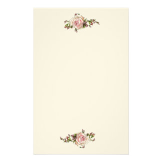 Victorian Rose Stationery Templates, Victorian Rose Custom Stationery ...