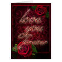 Romantic Roses Valentine's Day Cards