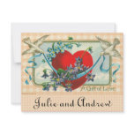 Romantic Save the Date Cards invitations
