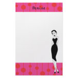 Romantic Songstress Stationery
