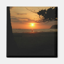 romantic sunset magnet