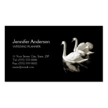 Romantic Swans business card